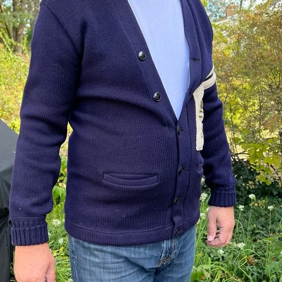 Vintage Letterman’s Sweater Mid Century - Picture 4 of 7